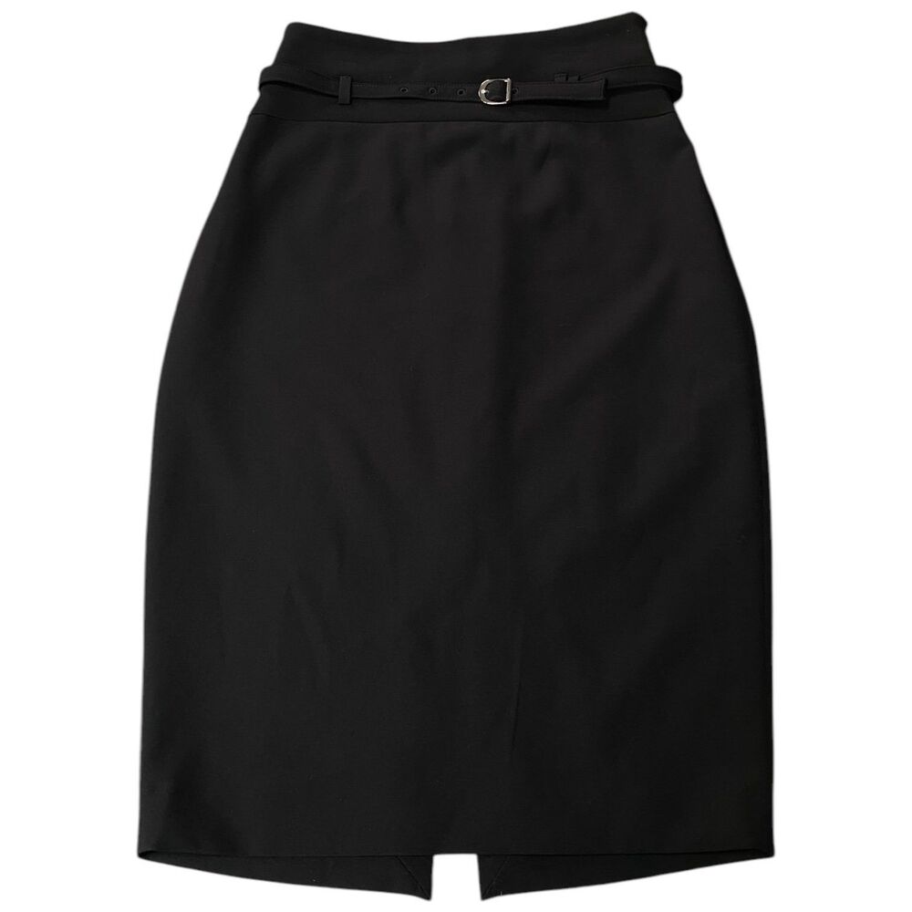 Express Tailored Pencil Skirt Sz 8 Black Knee Length Office Career Workwear